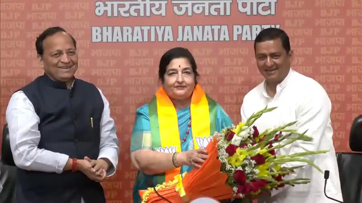 Famous Bollywood singer Anuradha Paudwal joins BJP